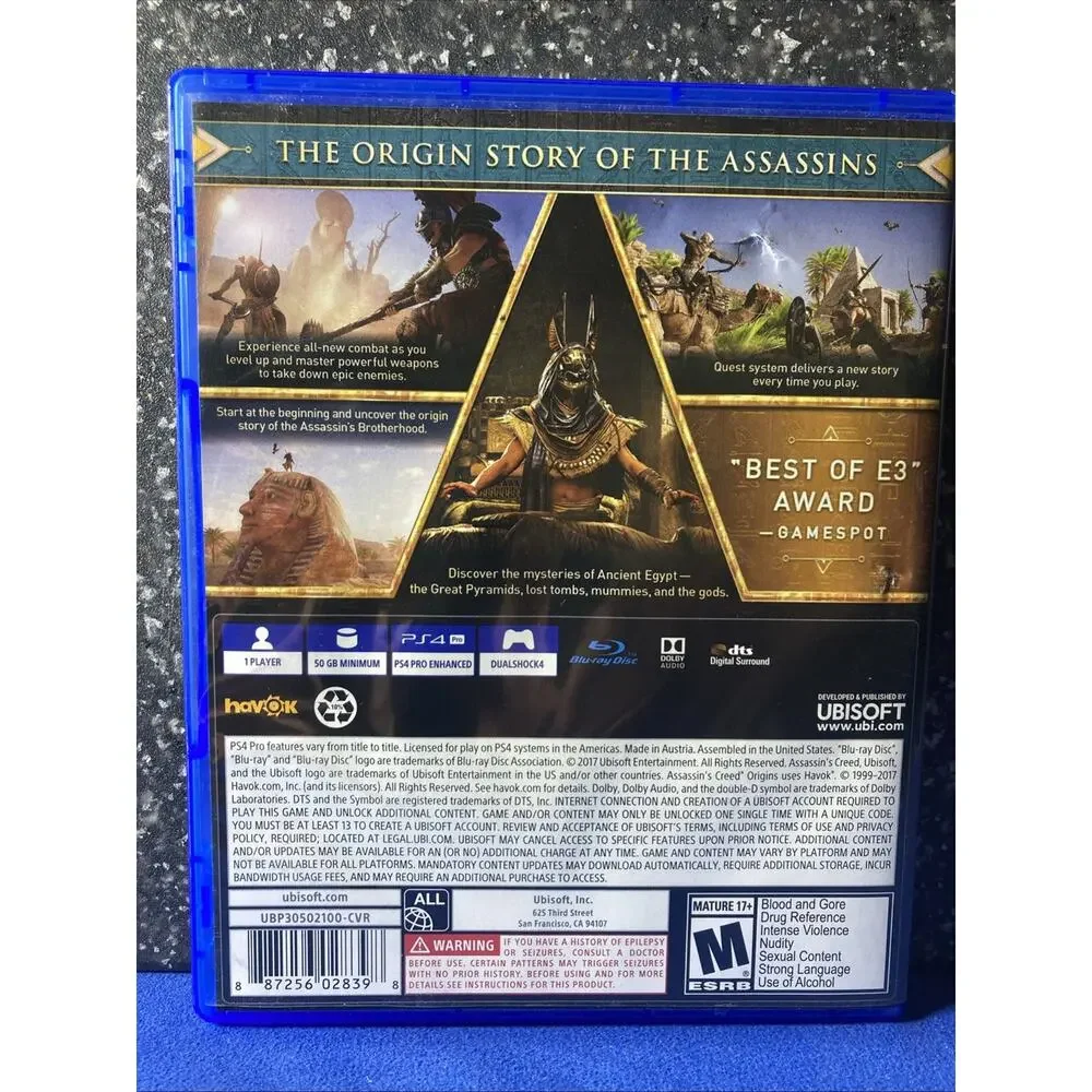 Assassin's Creed Origins - Sony PlayStation 4